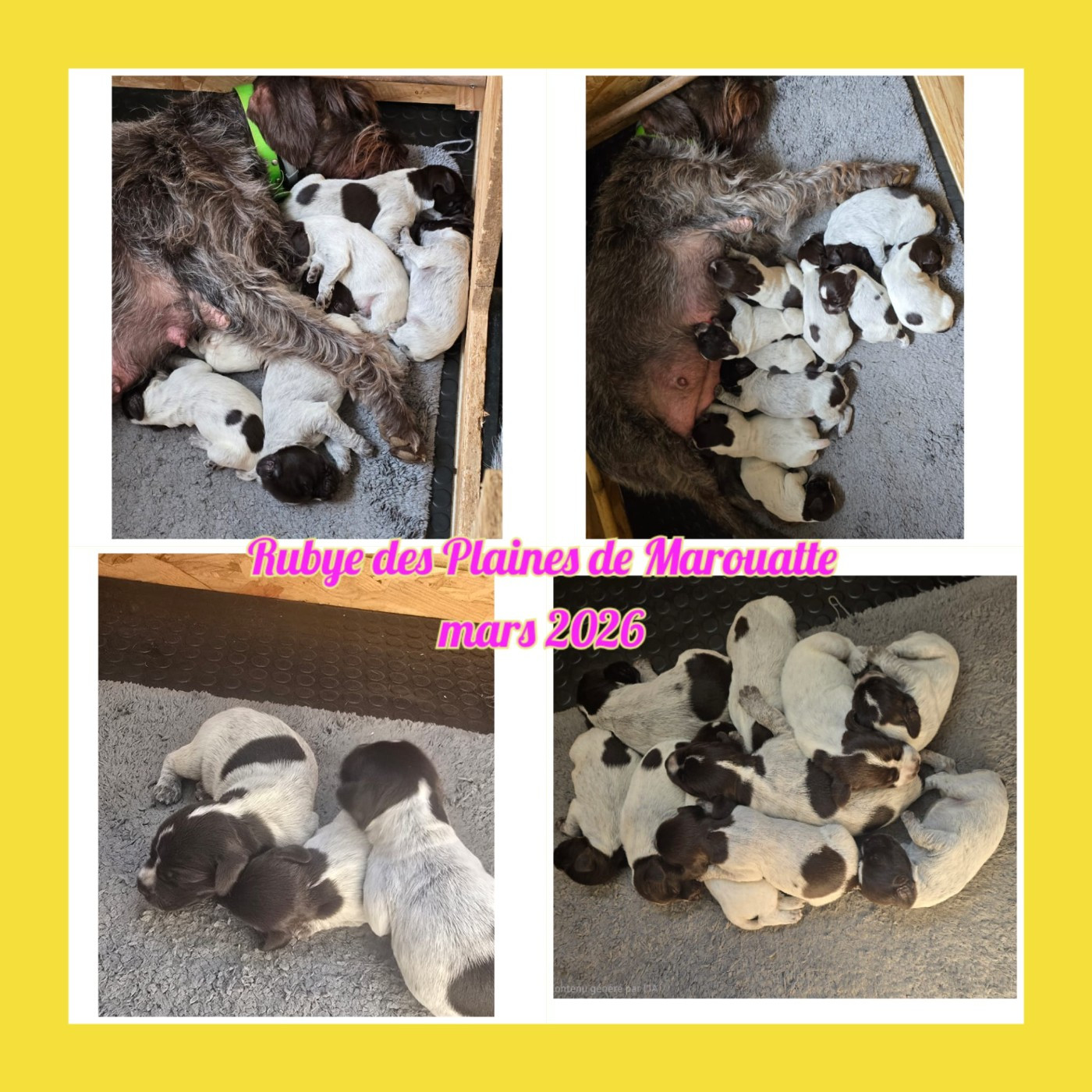 Des Plaines De Marouatte - Chiots disponibles - Griffon d'arrêt à poil dur Korthals